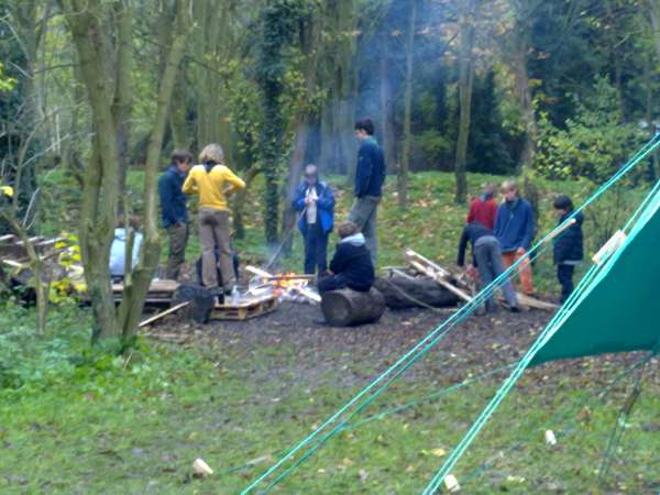 much loved Abington campsite, now sadly and inexplicably sold by the County